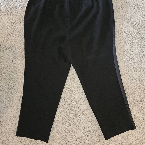 Torrid black dress pant with tuxedo stripe - Picture 2 of 2